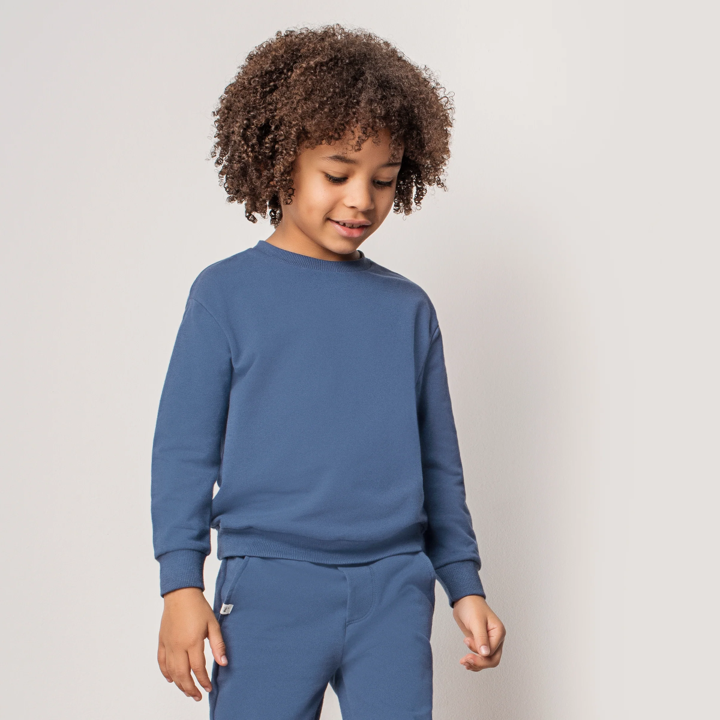 Miles Basics Home Blue Sweatshirt