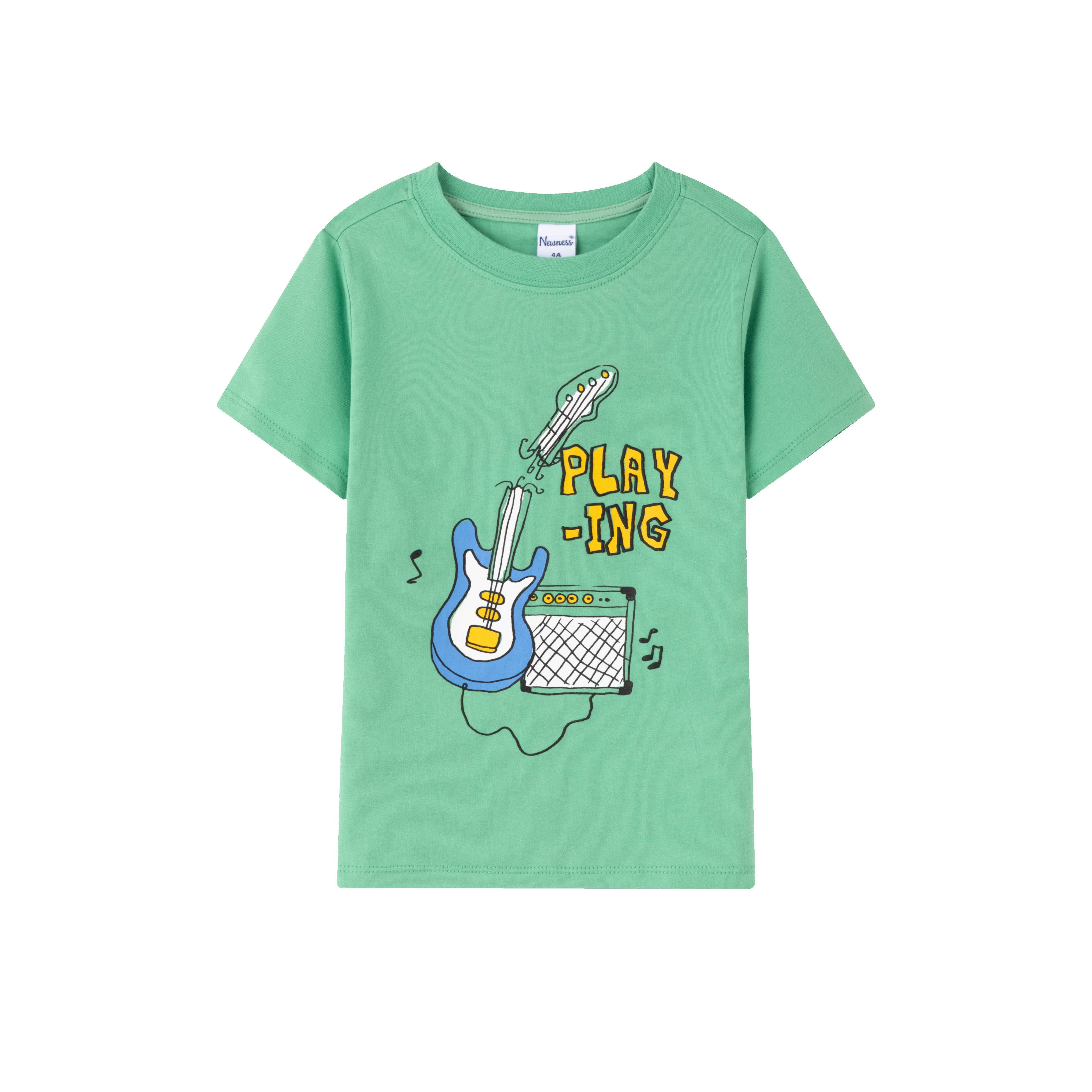 Play Ing Boy'S T-Shirt: Green NEWNESS