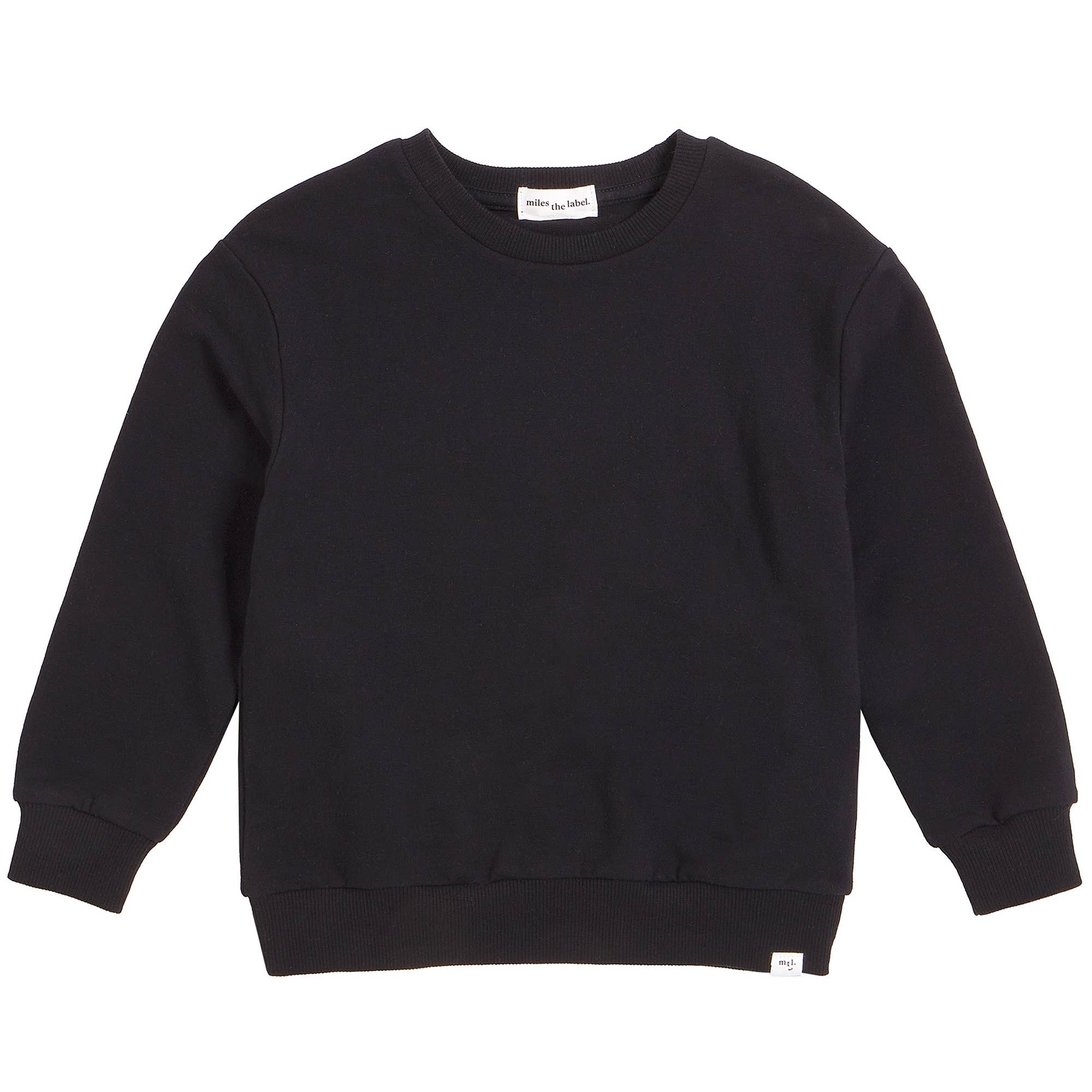 Miles Basics Black Sweatshirt