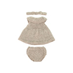 Knitted Doll Outfit - Dress & headband