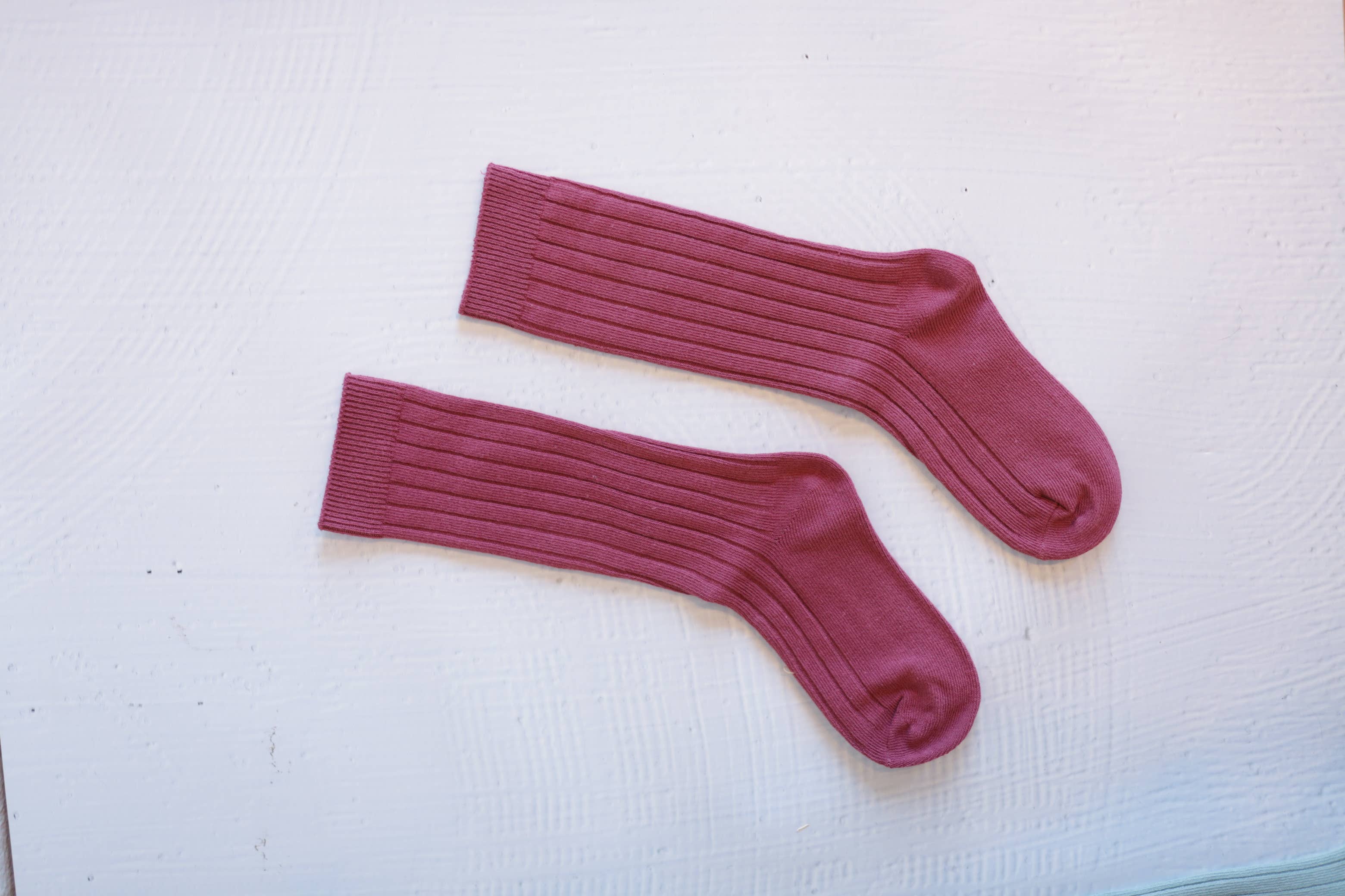 Toddler/Kids Socks - Burgundy