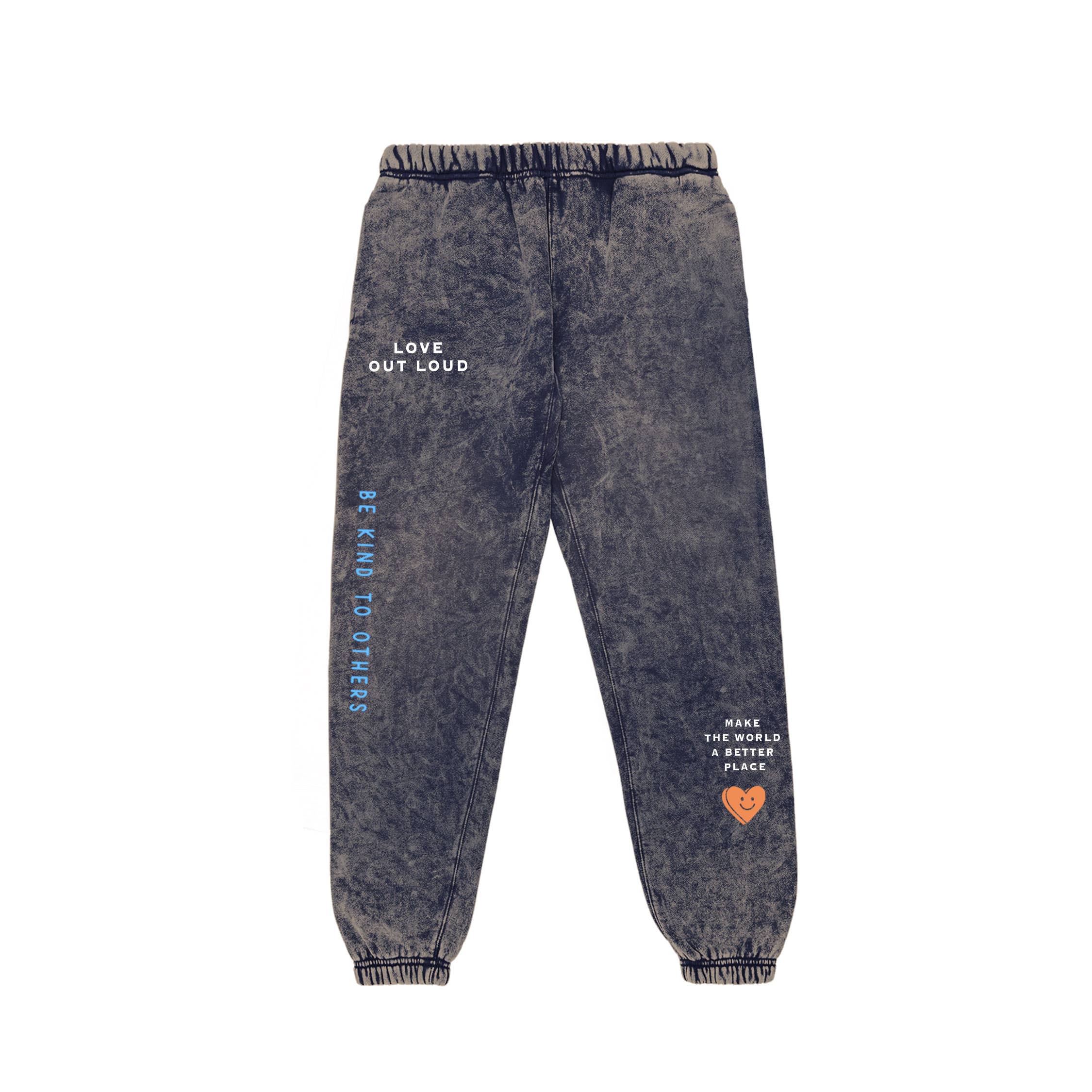 Kids Love Jogger Pant-Navy-Girls, Boys