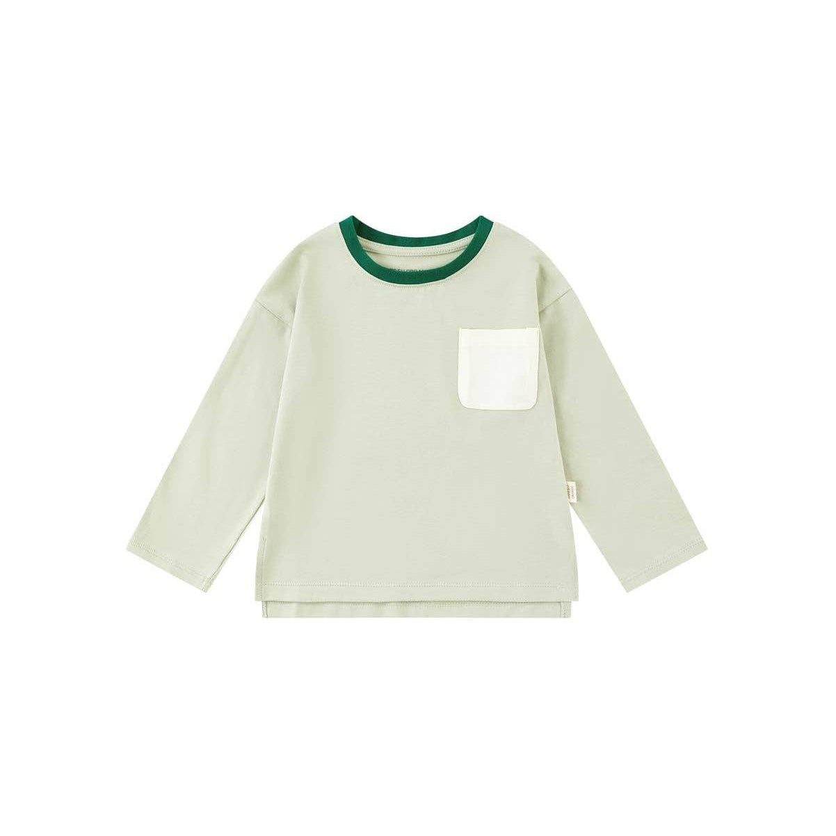 Toddler Long Sleeve Tee Shirt-Tender Green