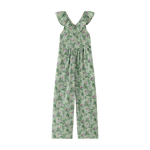 Girl's jumpsuit with flower prints NEWNESS