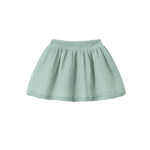 Cotton Skirt For Girl Plain Green NEWNESS