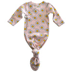 Daisy Pop Taffy / Organic Kimono Knot Gown: ONE SIZE