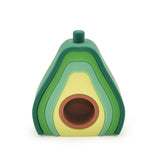 Silicone Baby Stacking Toy: Avocado