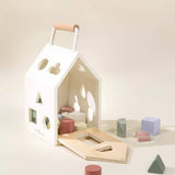 Wooden Shapes Sorting House