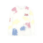 Kids Tie Dye Happy Thoughts Long Sleeve T-shirt-Unisex