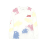 Kids Tie Dye Happy Thoughts Long Sleeve T-shirt-Unisex