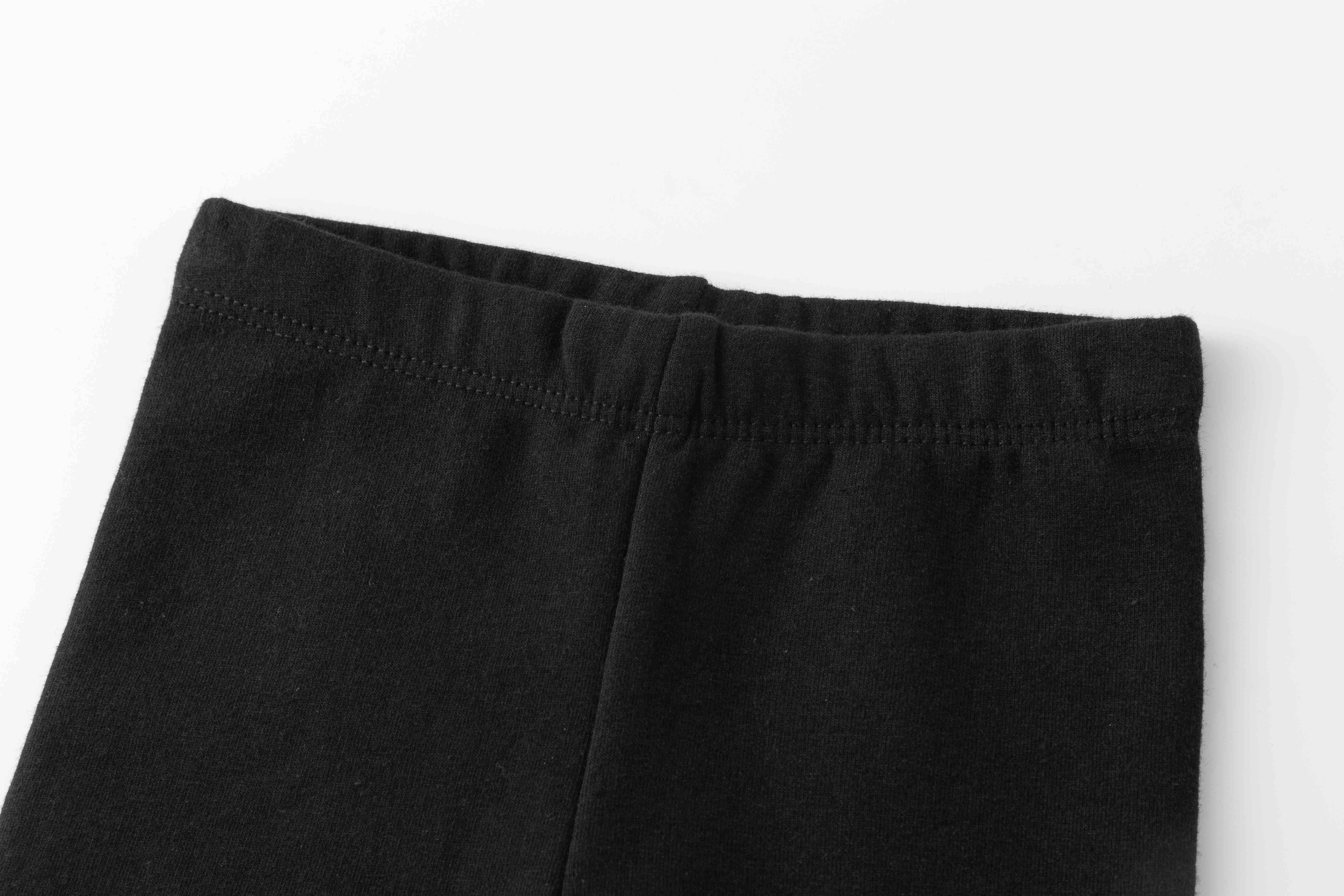 Black Unbrushed Baby Leggings NEWNESS