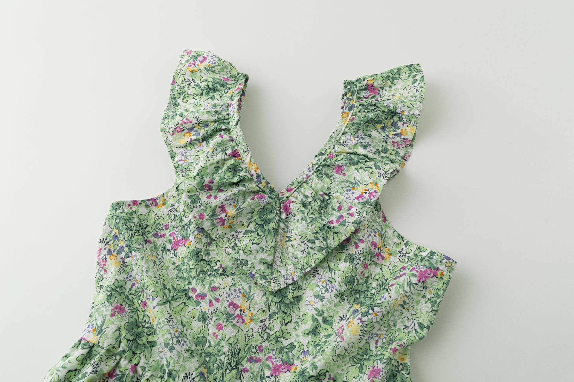 Girl's jumpsuit with flower prints NEWNESS