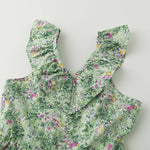 Girl's jumpsuit with flower prints NEWNESS