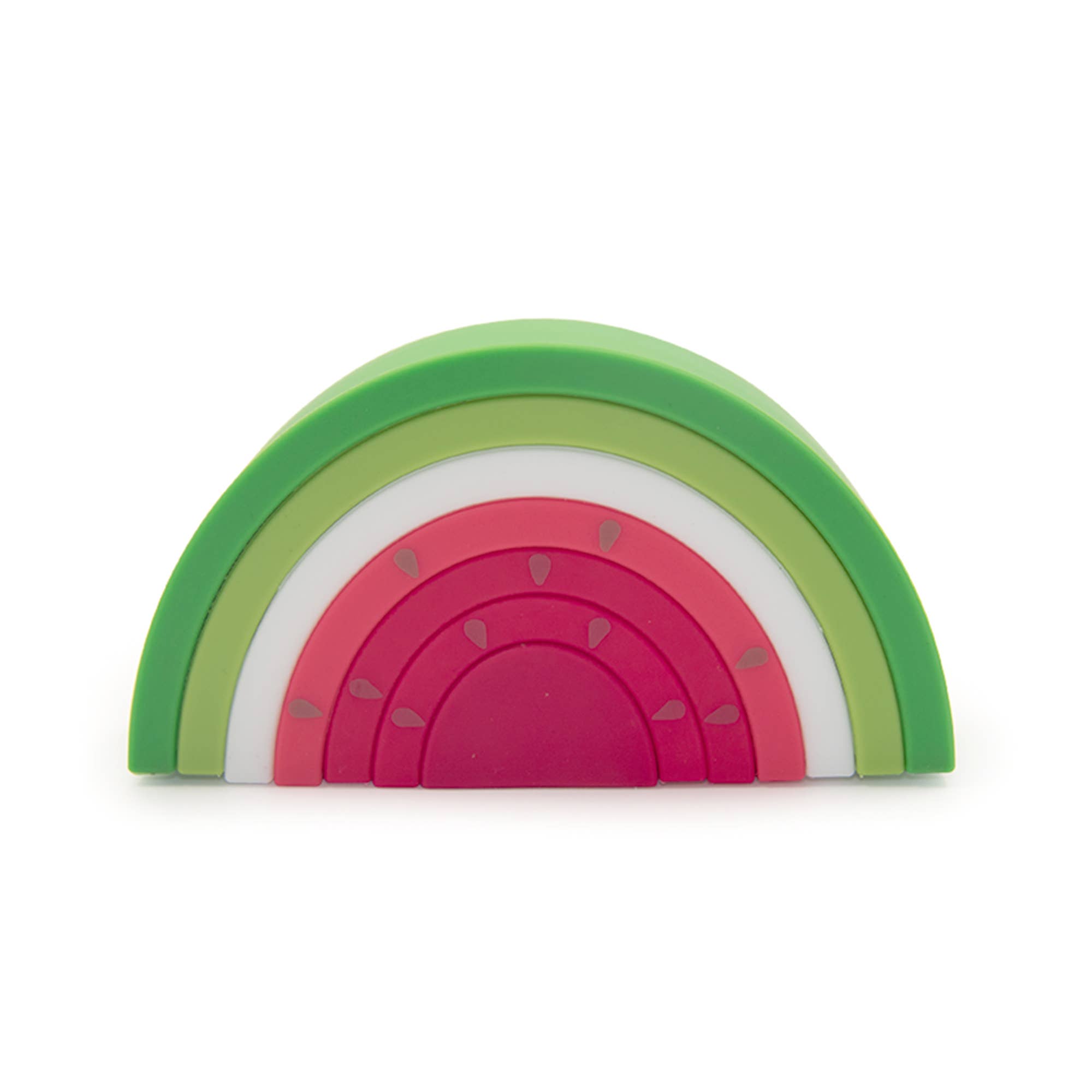 Silicone Baby Stacking Toy: Watermelon