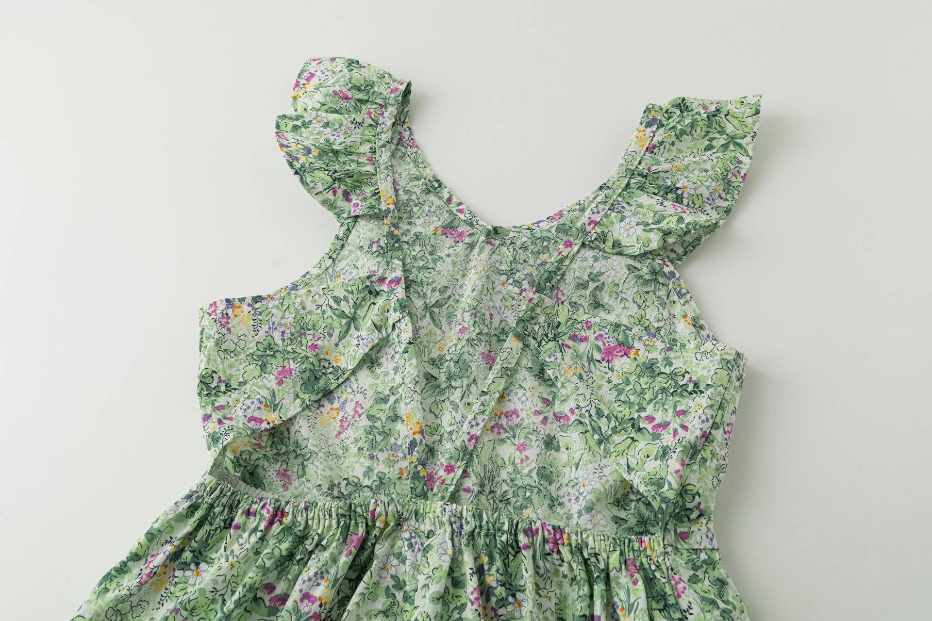 Girl's jumpsuit with flower prints NEWNESS