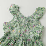 Girl's jumpsuit with flower prints NEWNESS