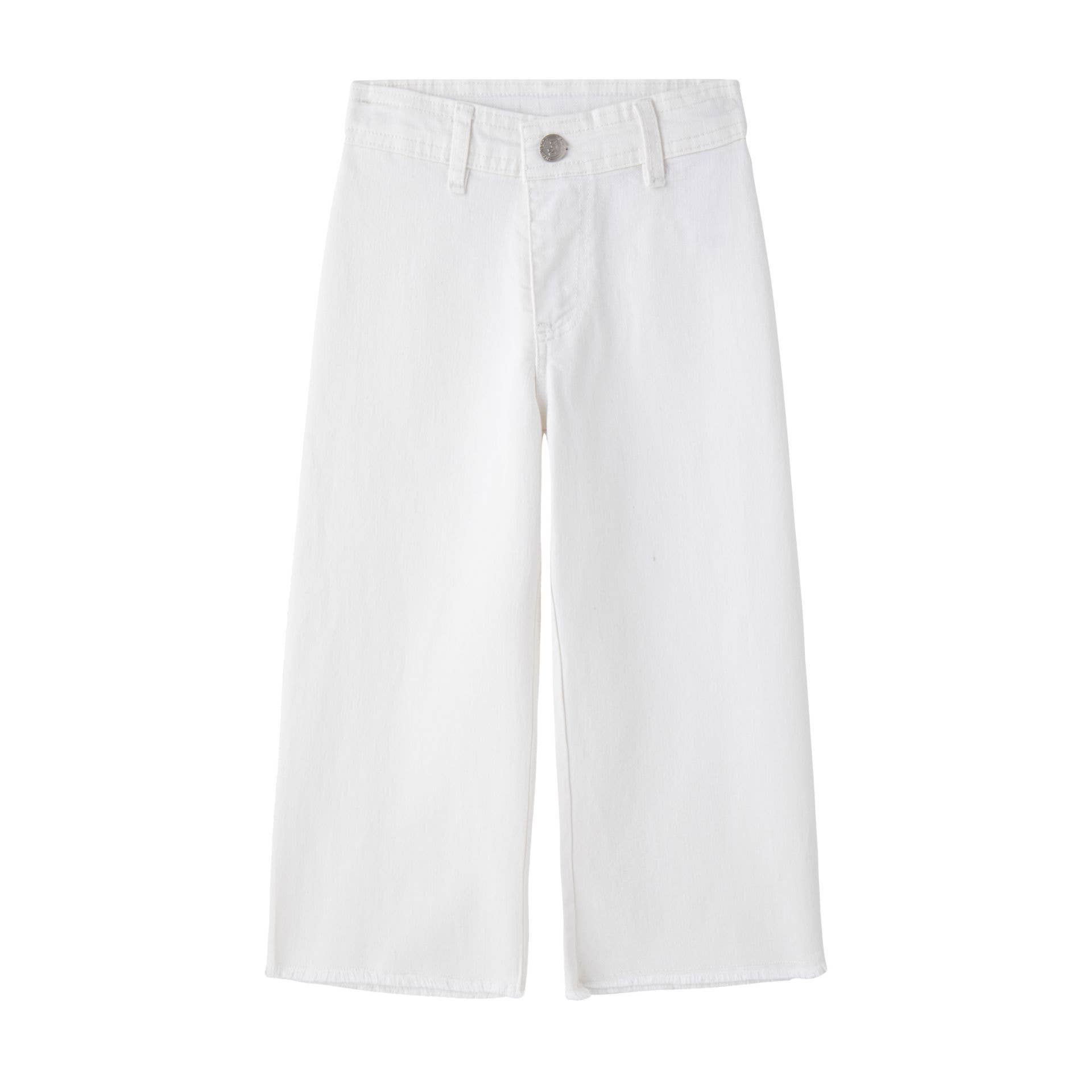 White denim pants with pockets NEWNESS