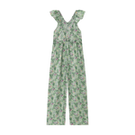 Girl's jumpsuit with flower prints NEWNESS