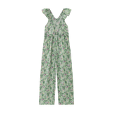 Girl's jumpsuit with flower prints NEWNESS