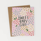 Sweet Baby Girl Greeting Card