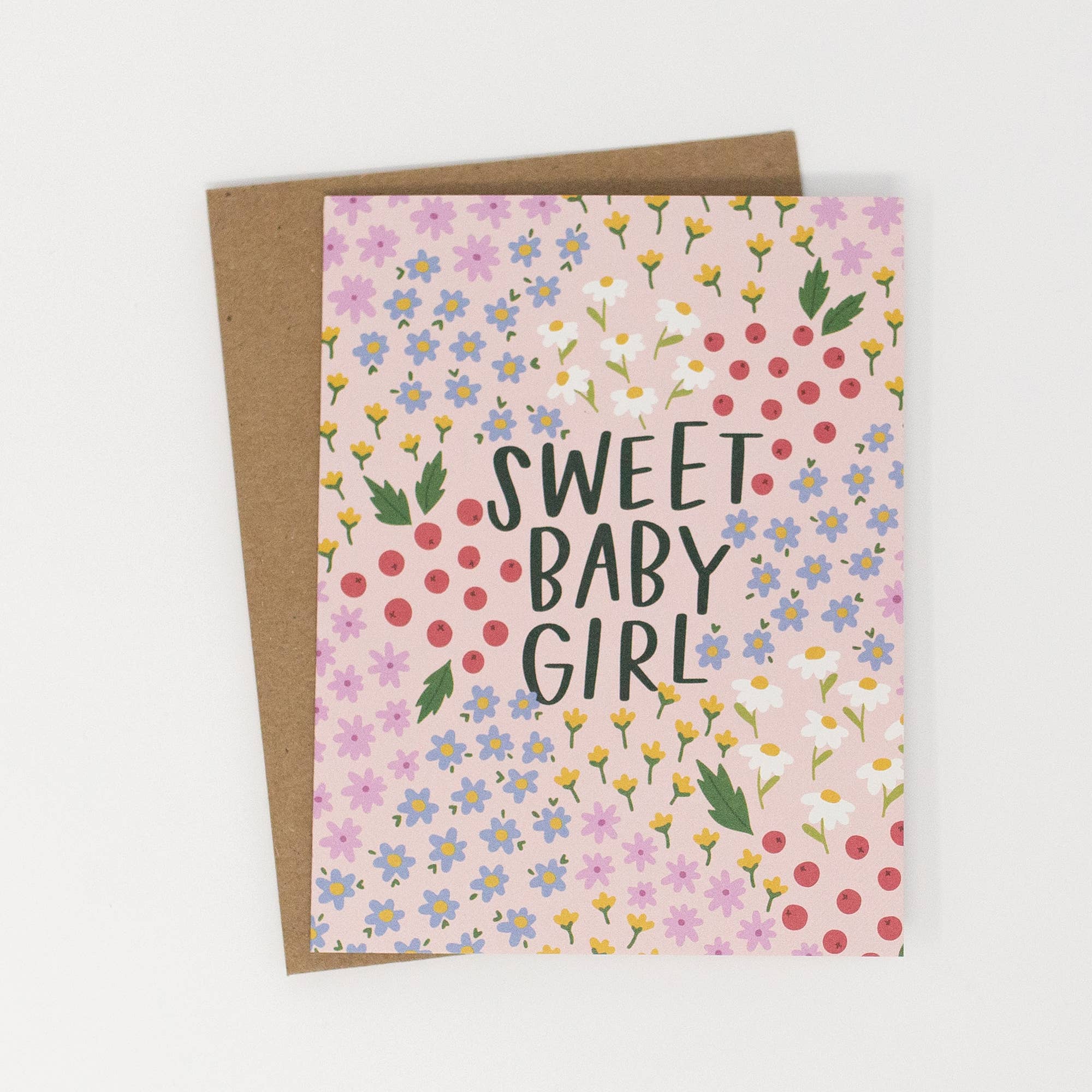 Sweet Baby Girl Greeting Card