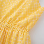 Yellow Plaid Jumpsuit NEWNESS