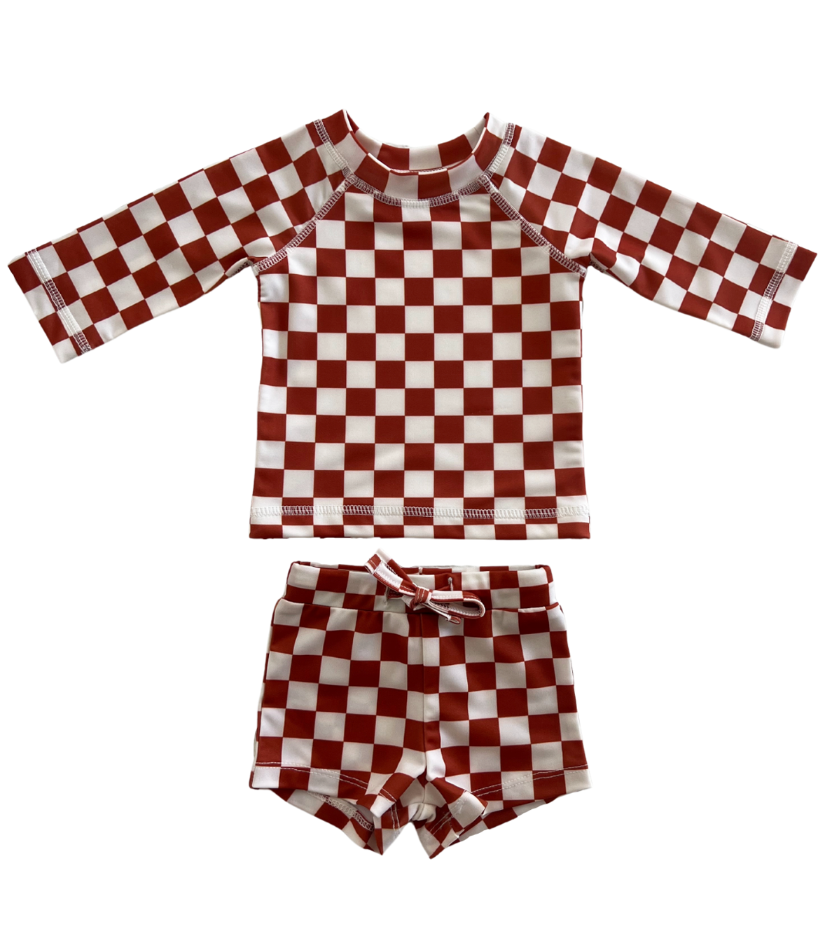 Stracciatella Checkerboard / Mar Rashguard Set / UPF 50+