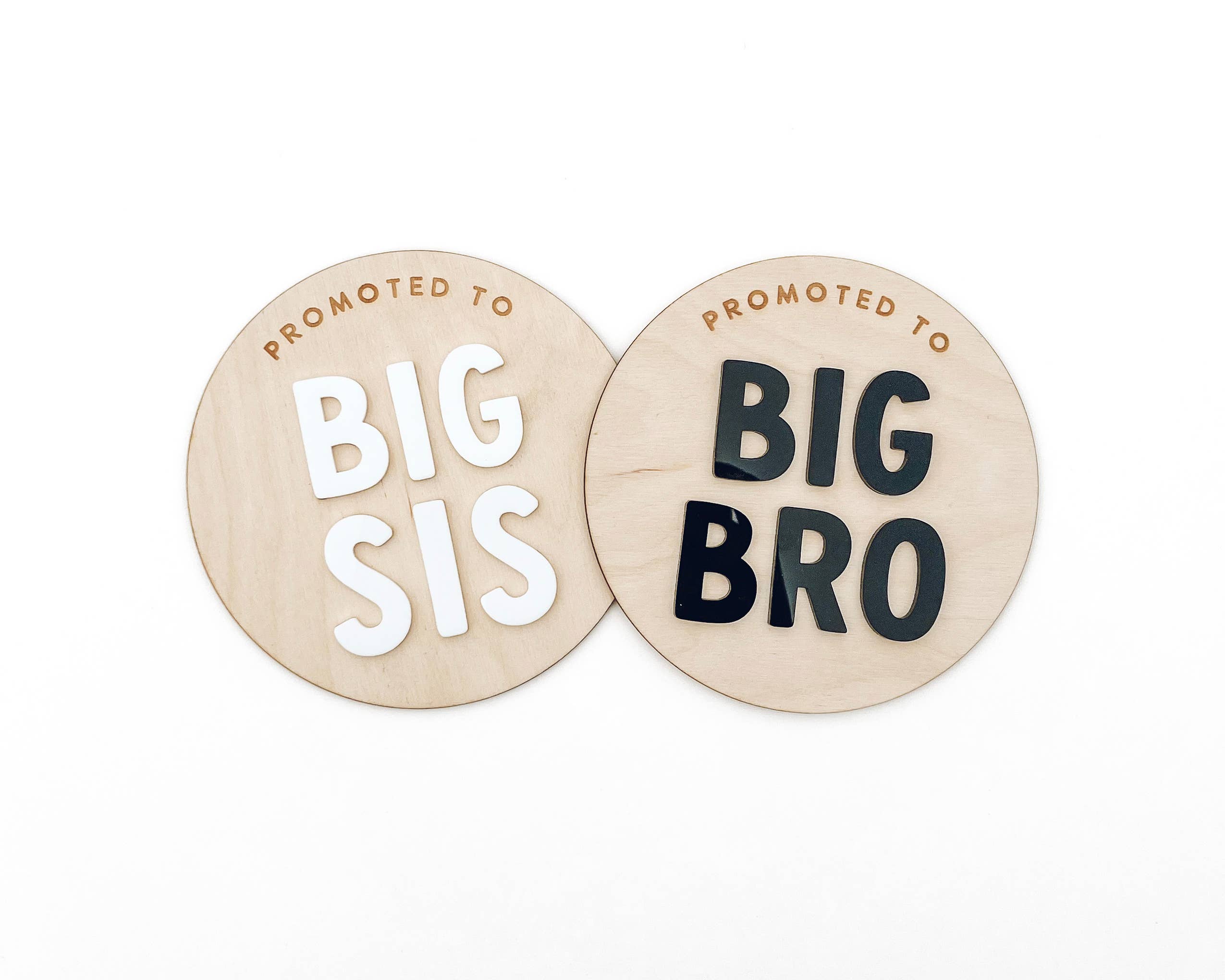 Promoted to Big Bro / Big Sis Photo Prop Sign