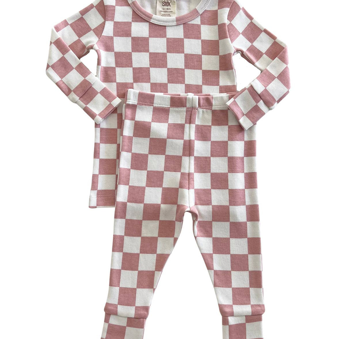 Strawberry Shortcake Checkerboard / Organic 2-Piece Set