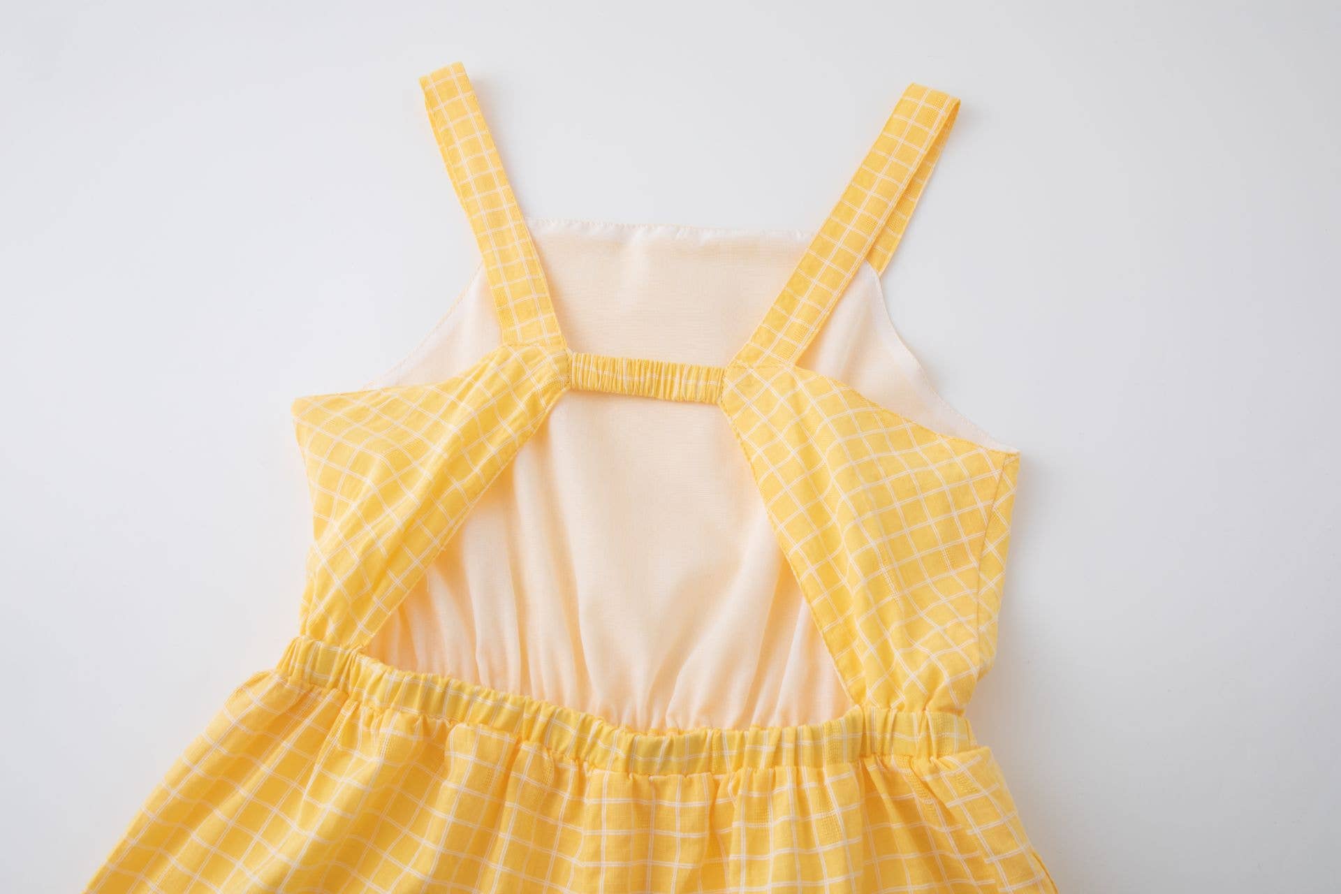 Yellow Plaid Jumpsuit NEWNESS