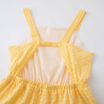 Yellow Plaid Jumpsuit NEWNESS