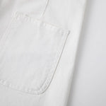 White denim pants with pockets NEWNESS