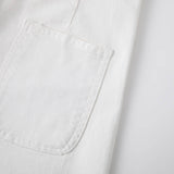 White denim pants with pockets NEWNESS