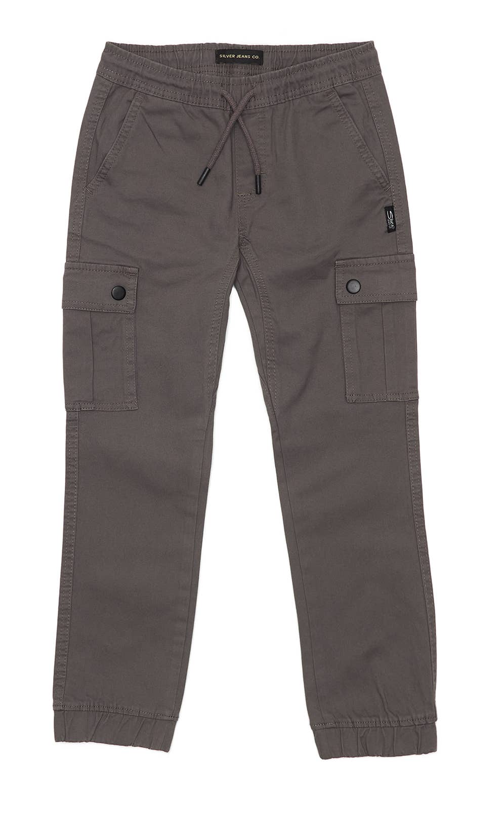 CAIRO - BOYS CARGO TWILL PANTS CHARCOAL