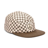 Peace Checkered Olive Hat - Two Sizes